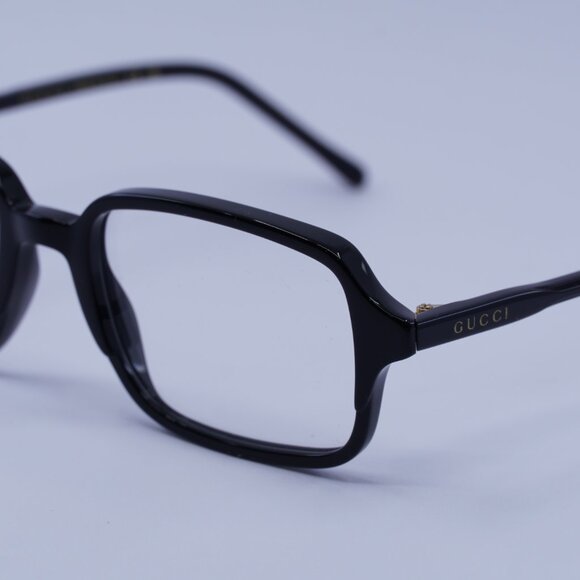 Gucci GG1211O 001 Eyeglasses Black 51mm Rectangle Frame - Picture 2 of 12